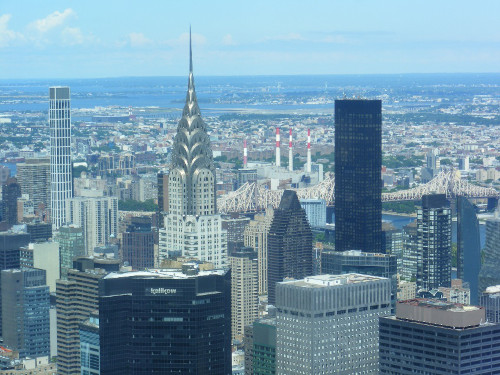 Panorama di Manhattan dall'osservatorio dell'Empire State Building