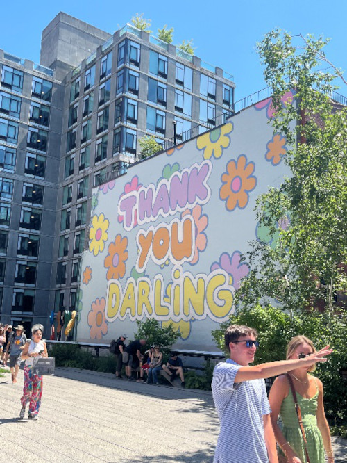 Particolare della passeggiata sulla High Line