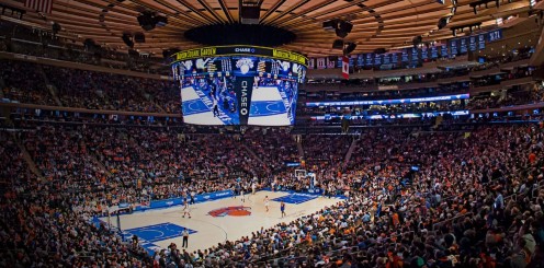 NBA basket al Madison Square Garden