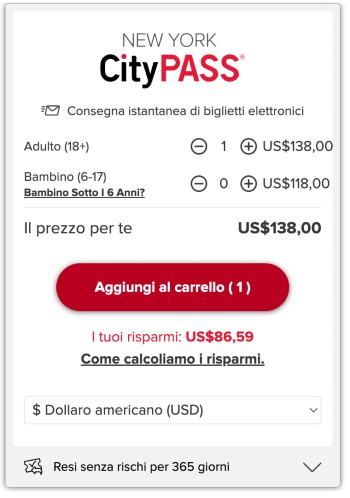 Il New York City Pass conviene? Info, Recensione, Guida acquisto