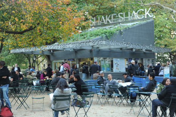 Sede Shake Shack all'interno del Madison Square Park